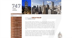 Desktop Screenshot of 747thirdave.com