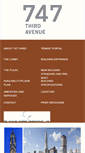 Mobile Screenshot of 747thirdave.com